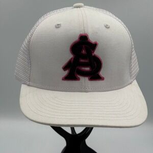 Arizona State Sun Devils Champro Trucker Hat One Size White ADA‎ ELLA Snapback